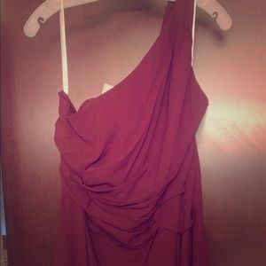 Wine color Bridesmaid Dress